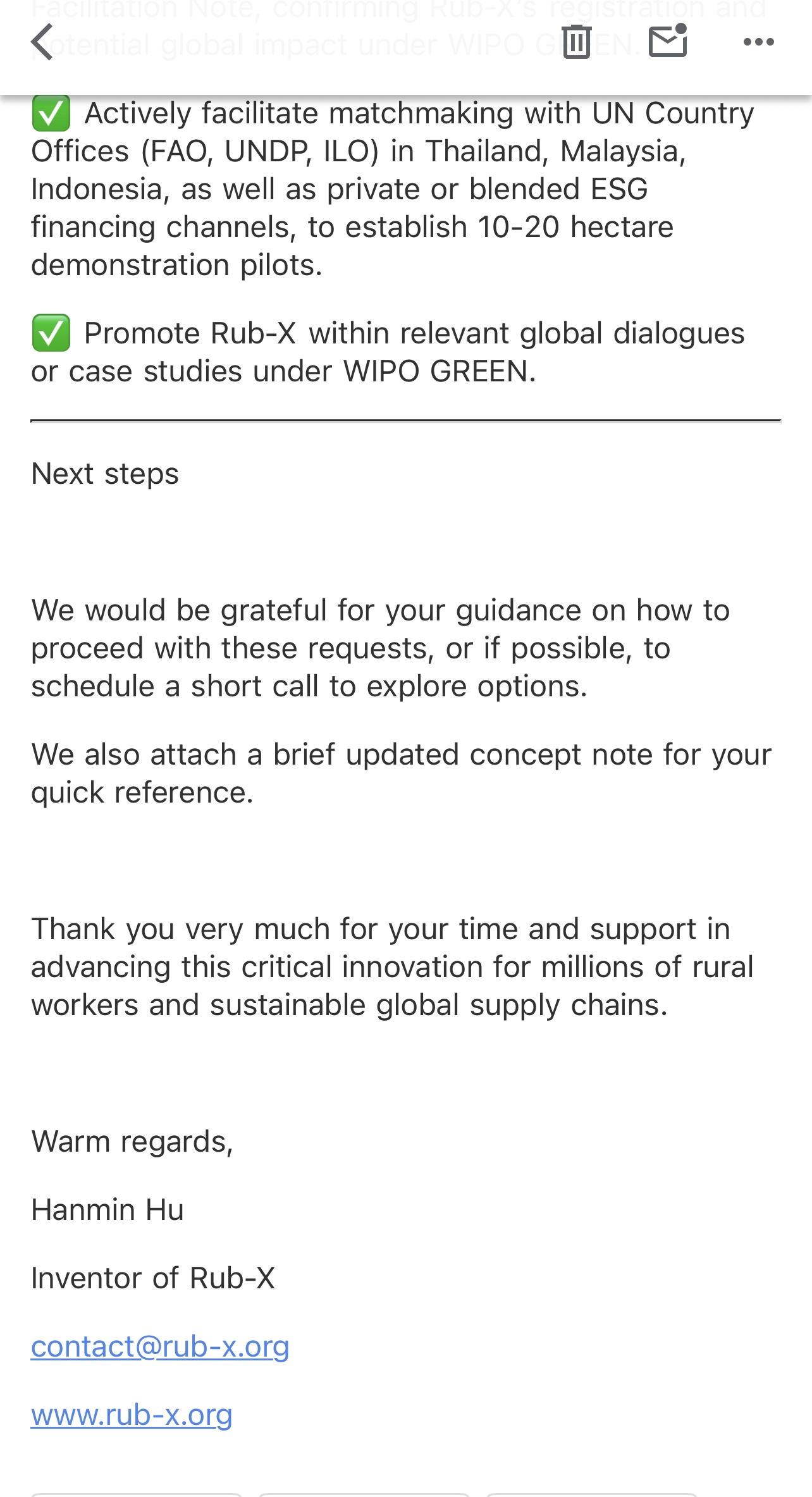 Reminder Email Screenshot 3